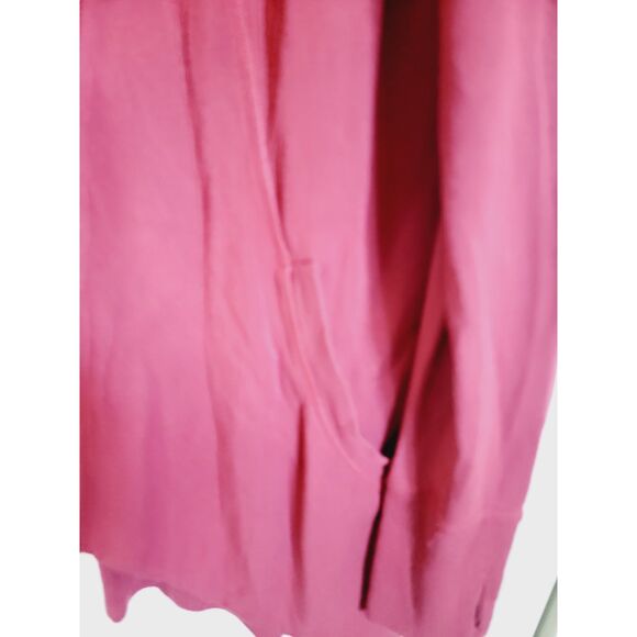 Athleta SP Open Slub Cardigan Women's Maroon Long Sleeve Oversize Soft - Picture 6 of 8